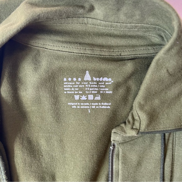 Neon Buddha L Forest Green Zip Jacket/coat/tunic - Picture 12 of 12